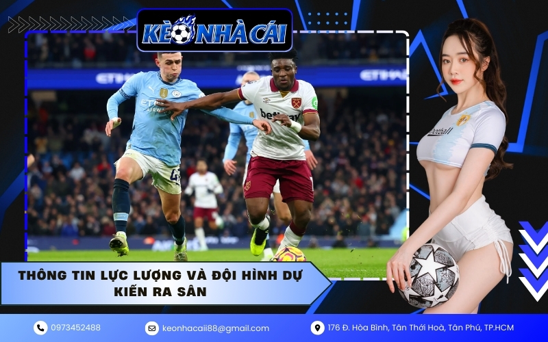 Thông tin lực lượng và đội hình dự kiến ra sân